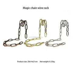 Magical Suspension Iron Chain Wine Racks