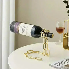 Magical Suspension Iron Chain Wine Racks