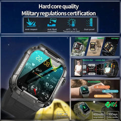 Rugged Military Smart Watch